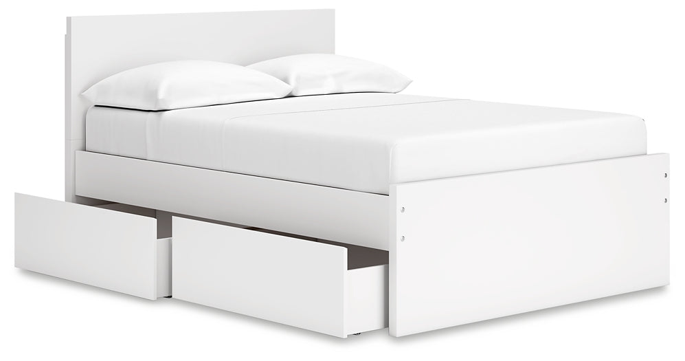 Onita Queen Panel Platform Bed with 2 Side Storage